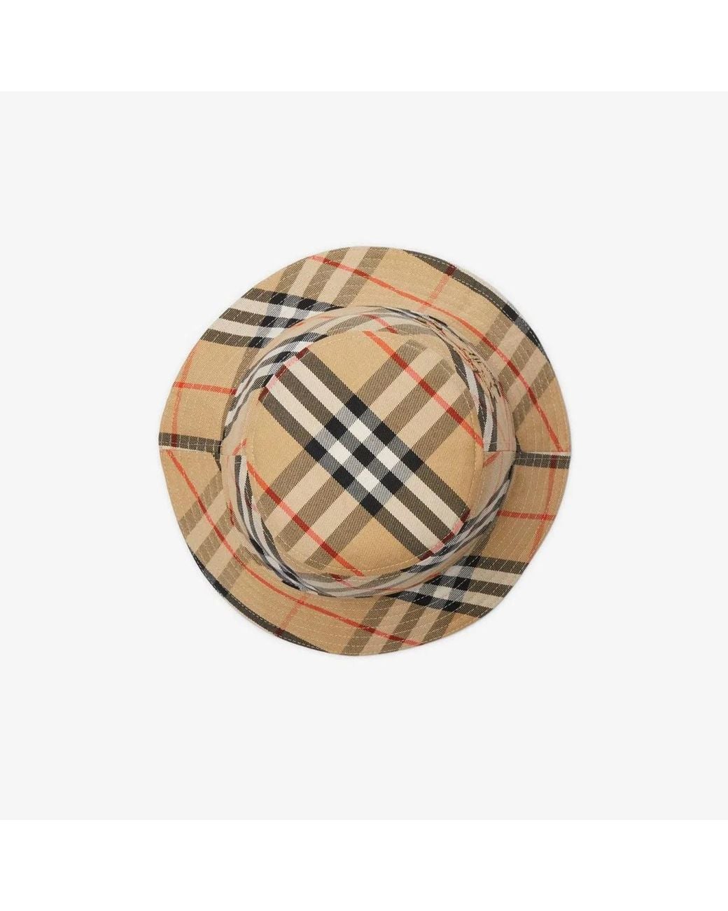 Burberry Natural Mh Check Bucket