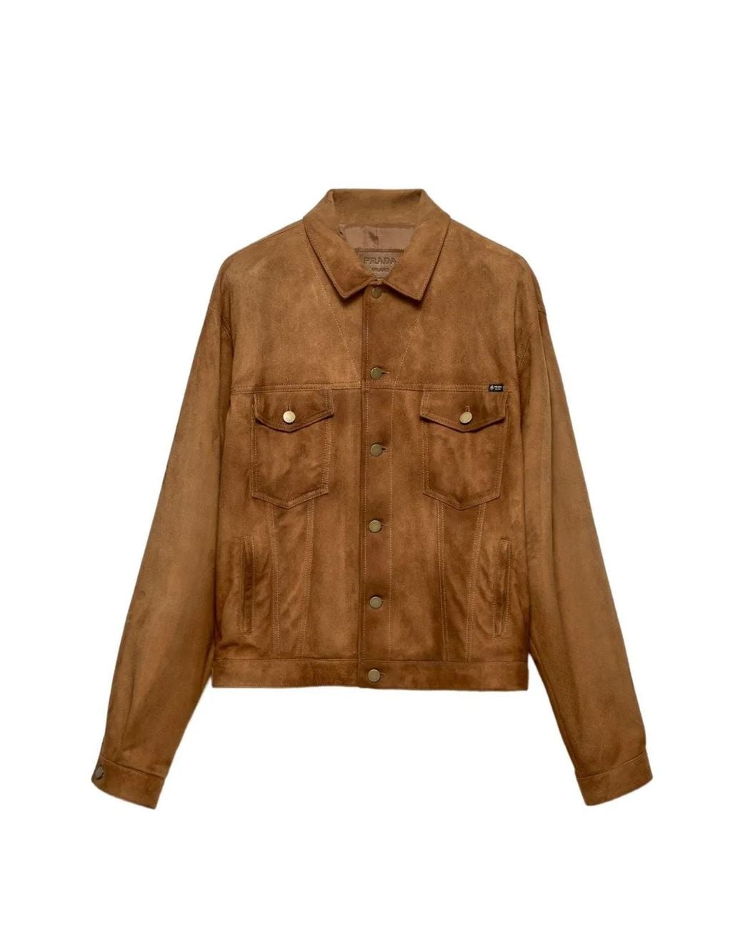 Prada Brown Suede Jacket for men