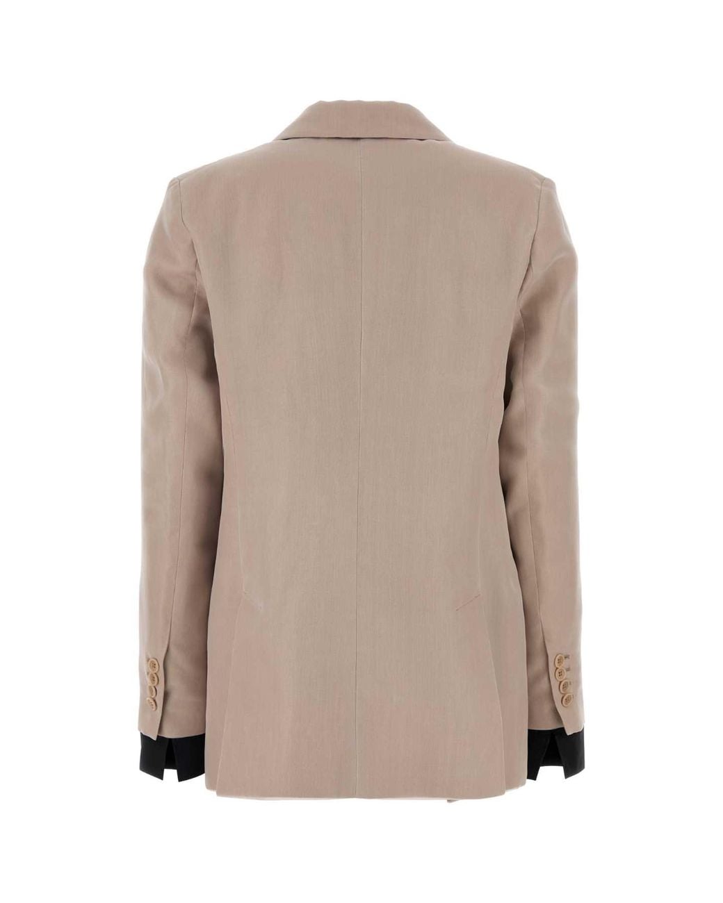 Max Mara Natural Feltro Silk Blazer