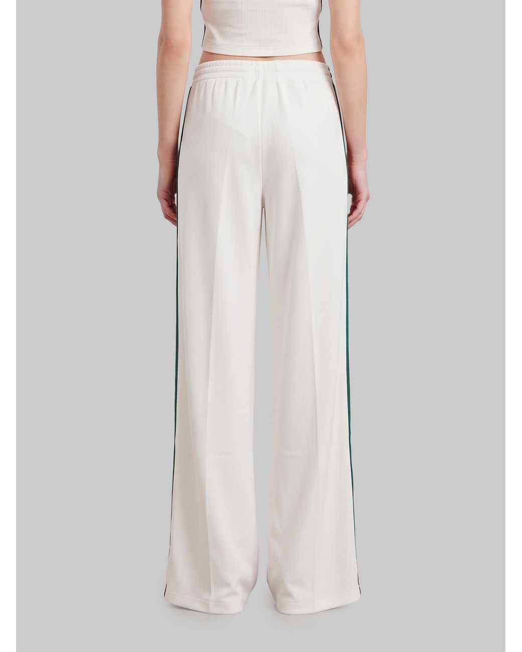 Gucci Natural Rib Cotton Jersey Leisure Pants With Web