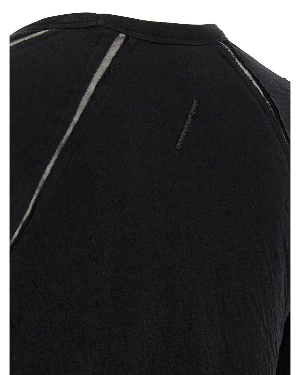 Thom Krom Black Cotton T-Shirt for men