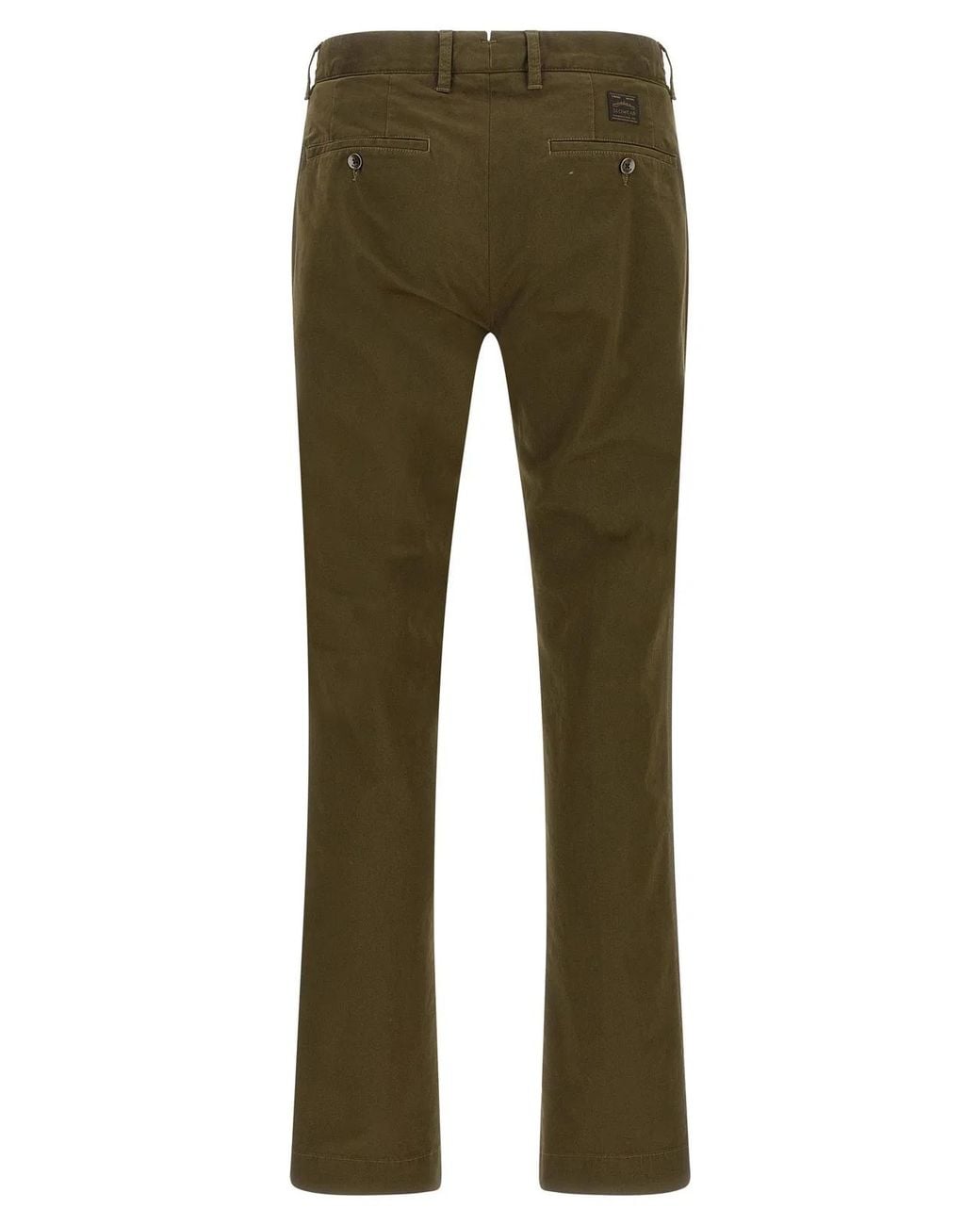 Incotex Green Cotton Trousers for men