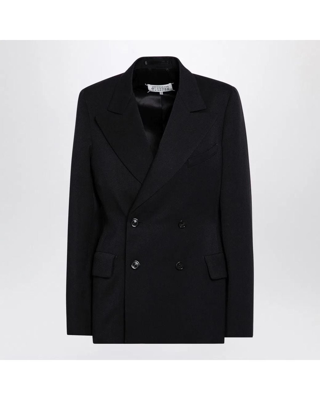 Maison Margiela Black Double-Breasted Jacket