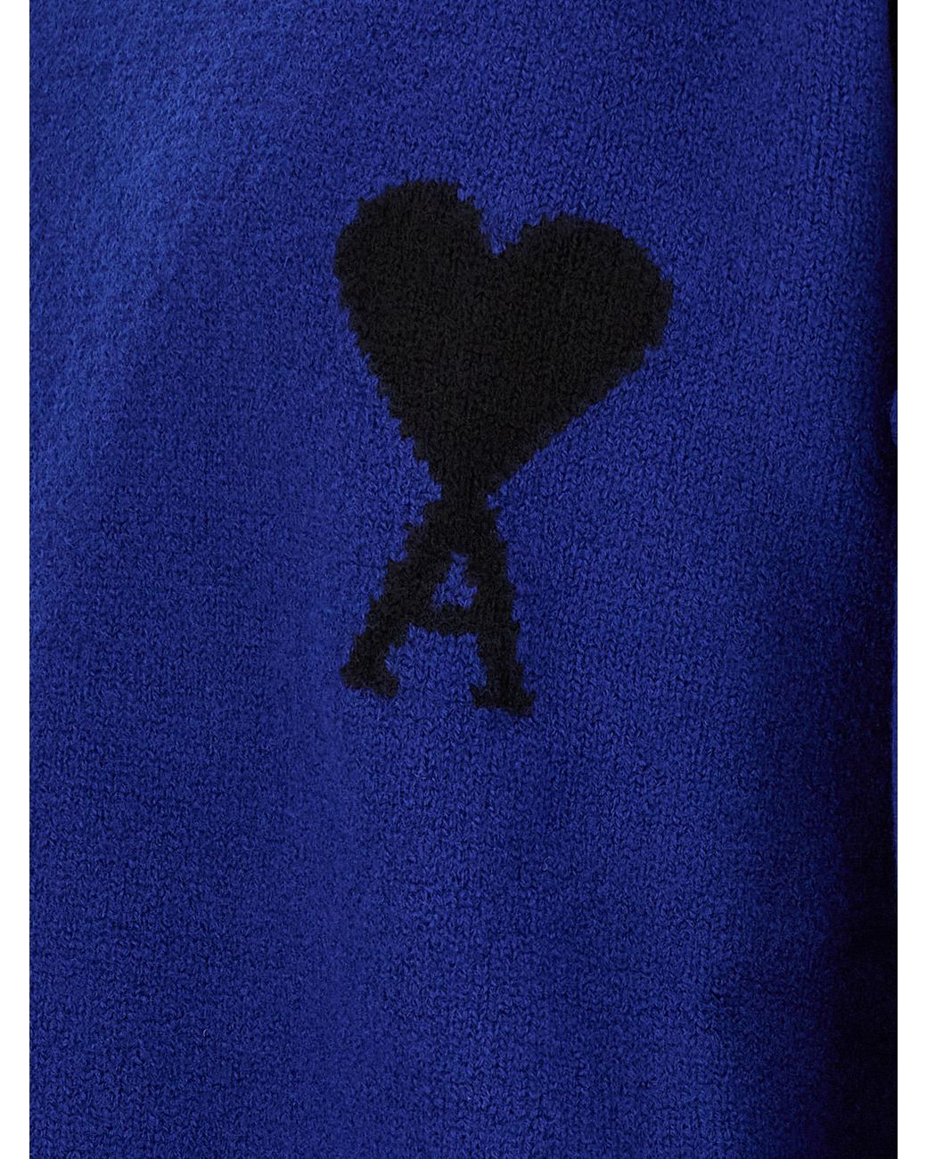 AMI Blue 'Ami De Coeur' Sweater for men