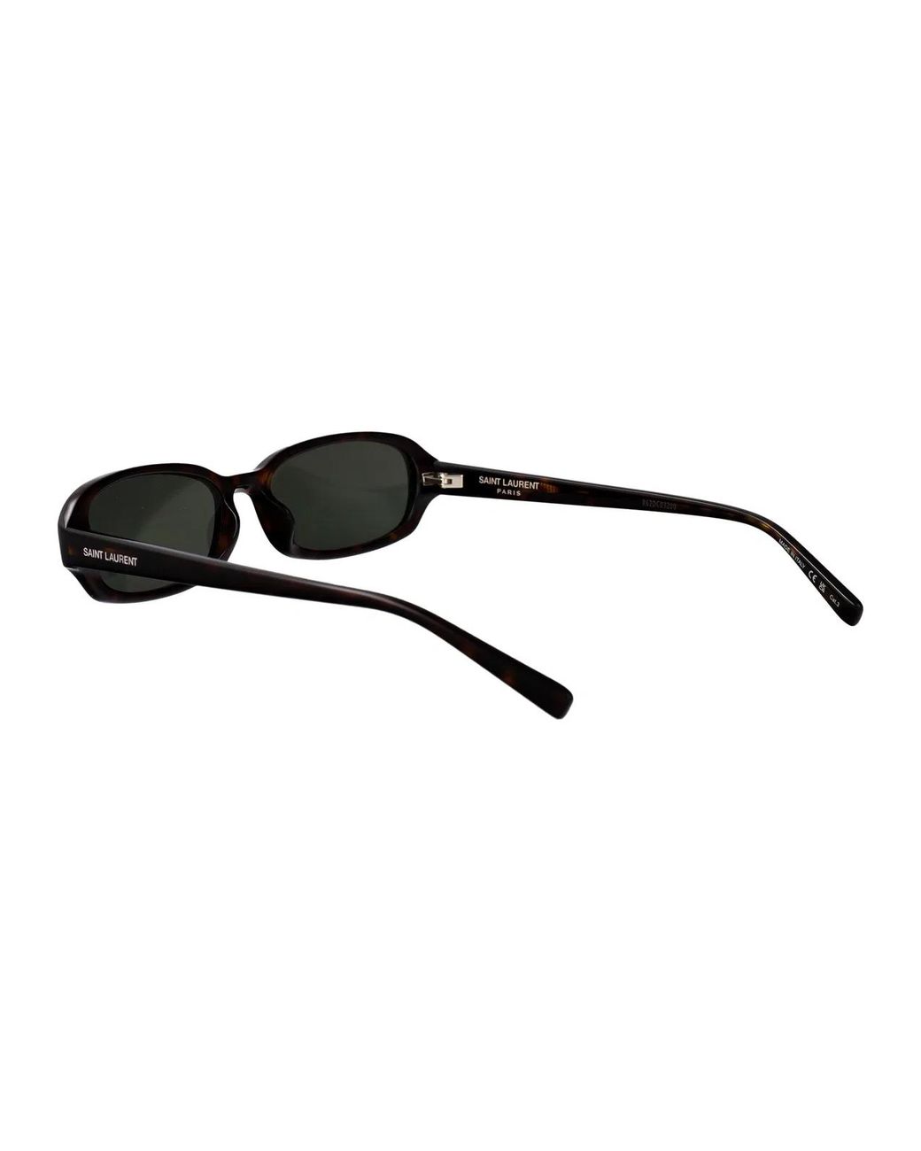 Saint Laurent Black Havana-Havana- Acetate Sunglasses