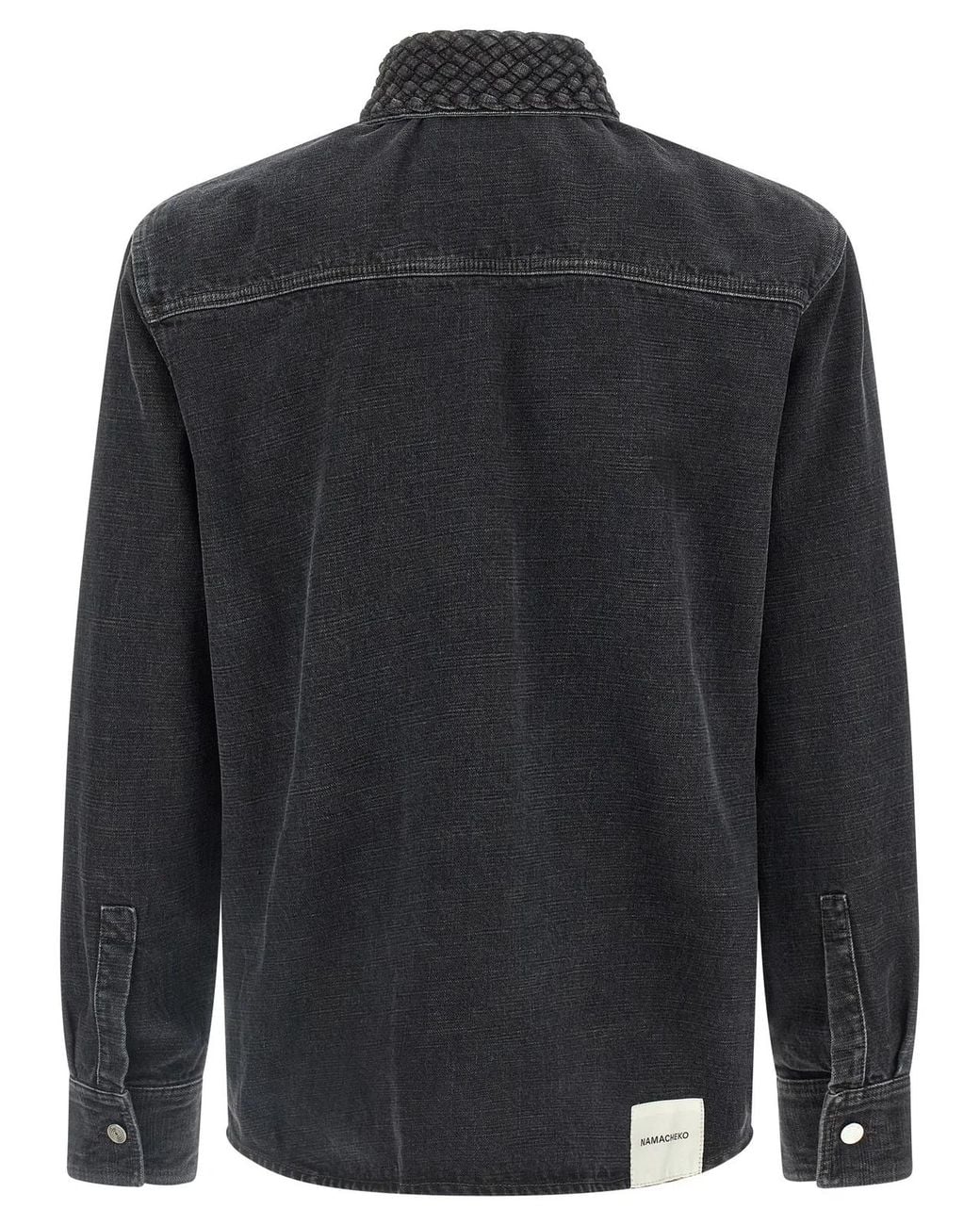 NAMACHEKO Black 'Gervis Braided' Shirt for men