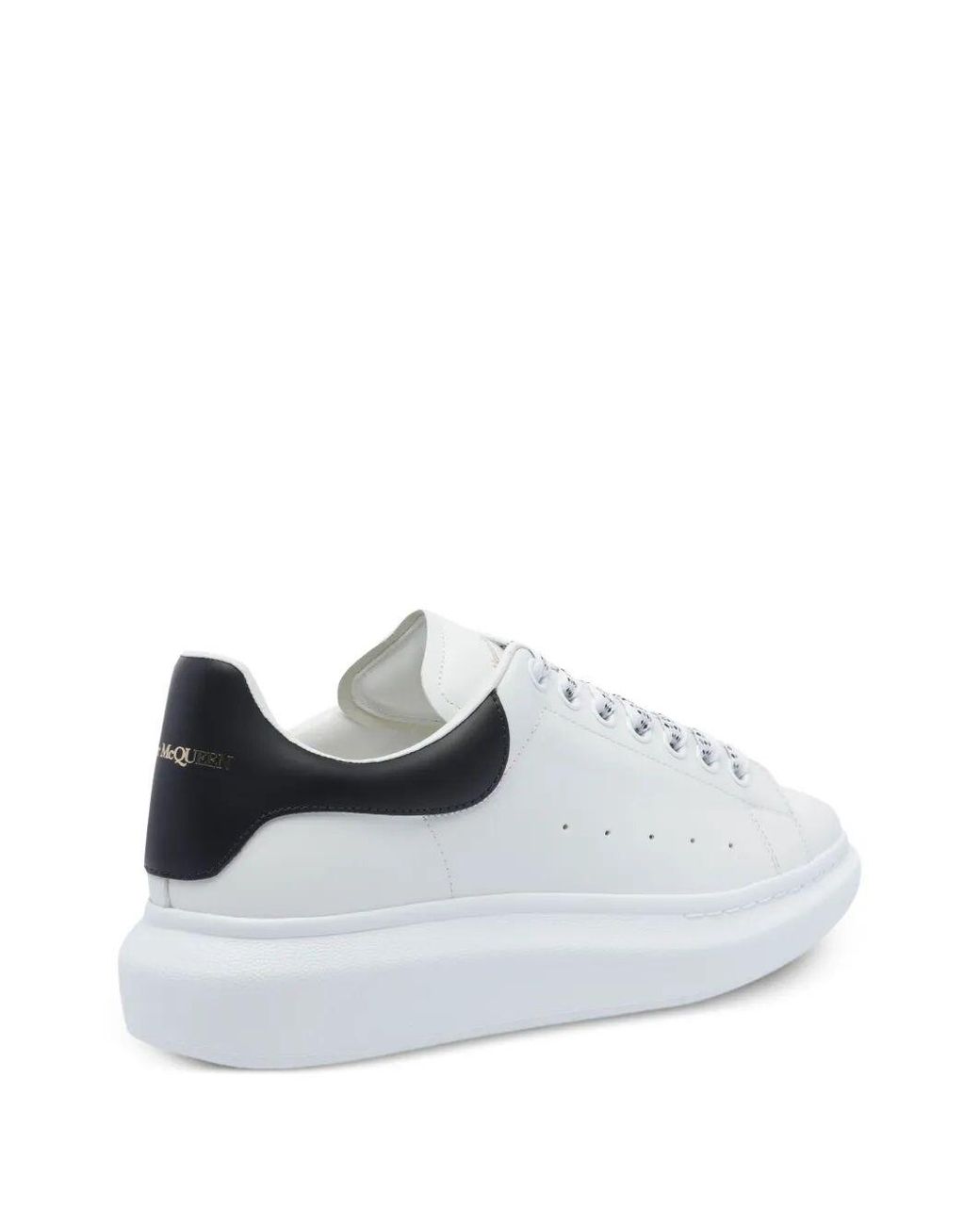 McQueen White Leather Sneakers for men