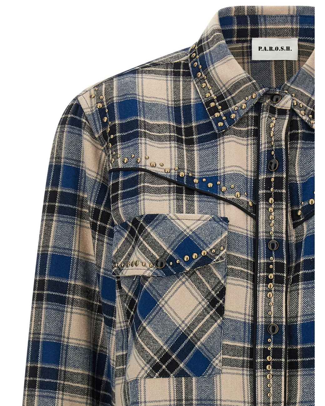 P.A.R.O.S.H. Blue P.A.R.O..H. 'Cowboy' Shirt