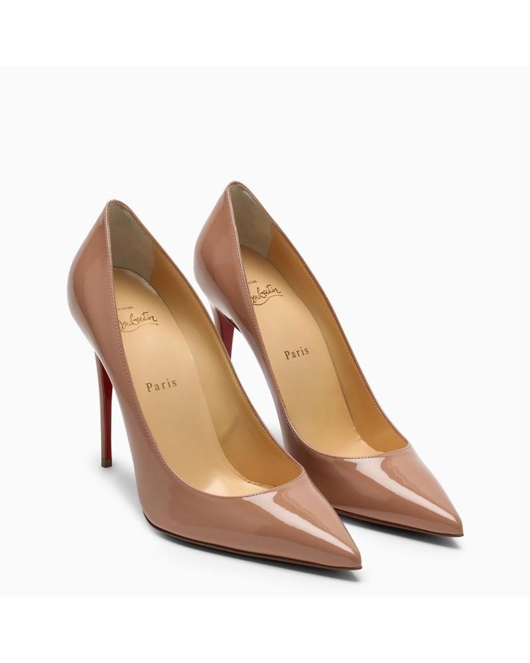 Christian Louboutin Brown Sporty Kate Pumps