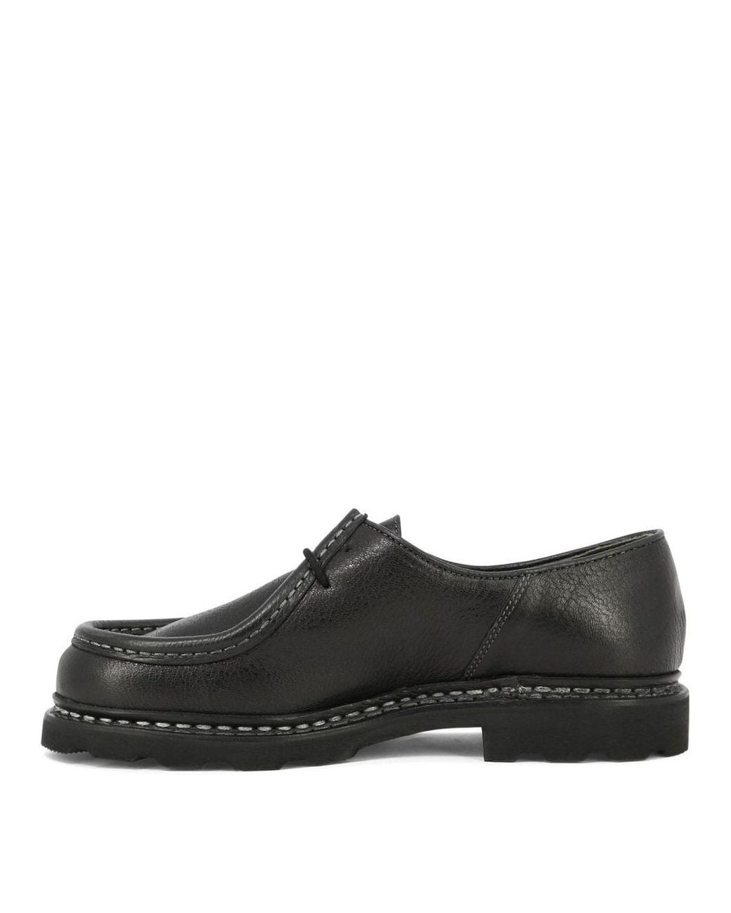 Paraboot Black Michael Leather Loafers for men