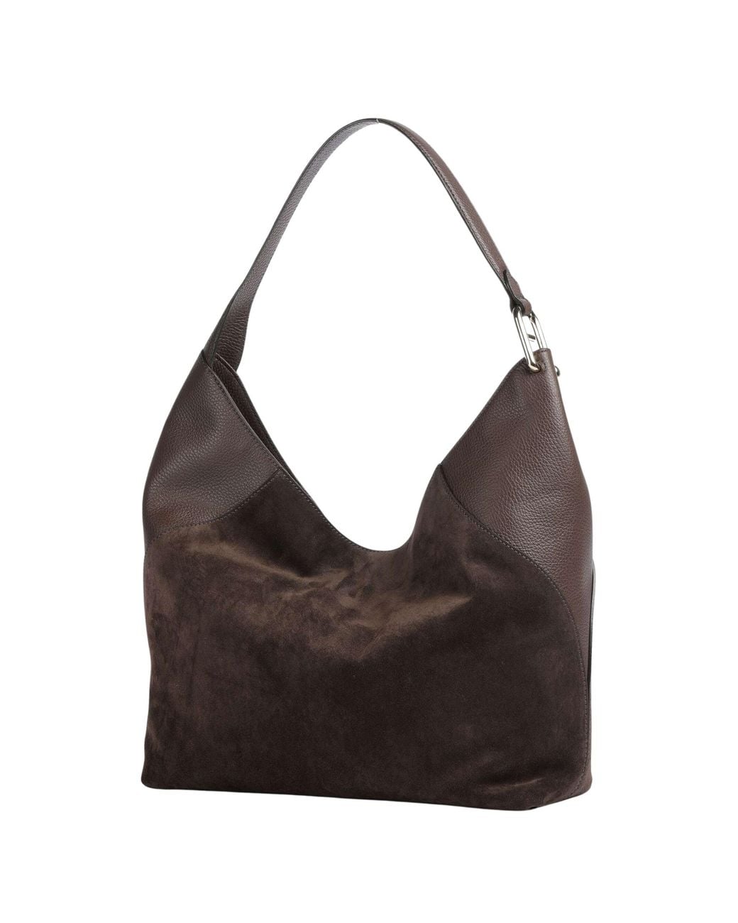 Furla Black Logo Lettering Large Lara Shoulder Bag