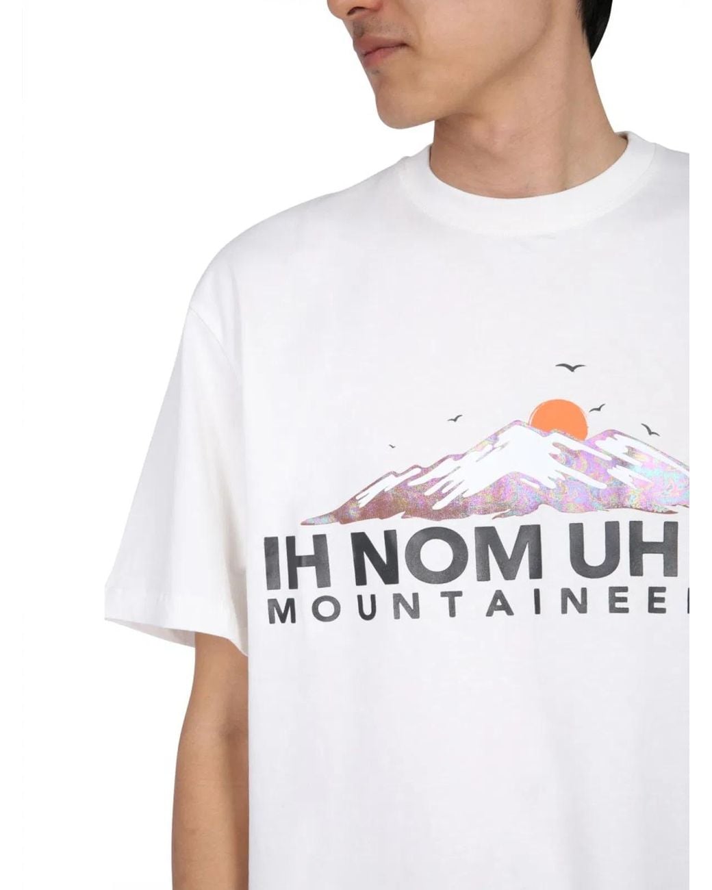 Ih Nom Uh Nit White Crew Neck T-Shirt for men