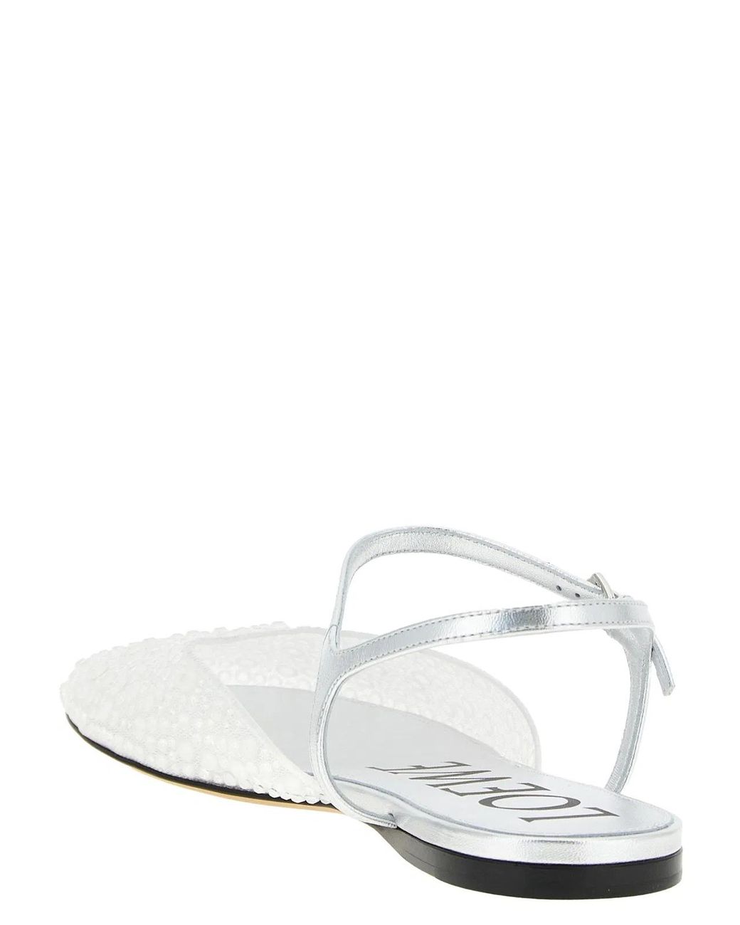 Loewe White Polyamide Ballet Flats