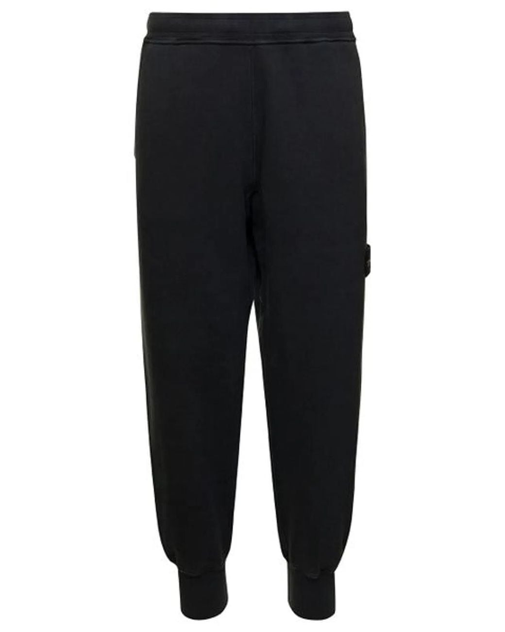 Stone Island Black Jogging Pants for men