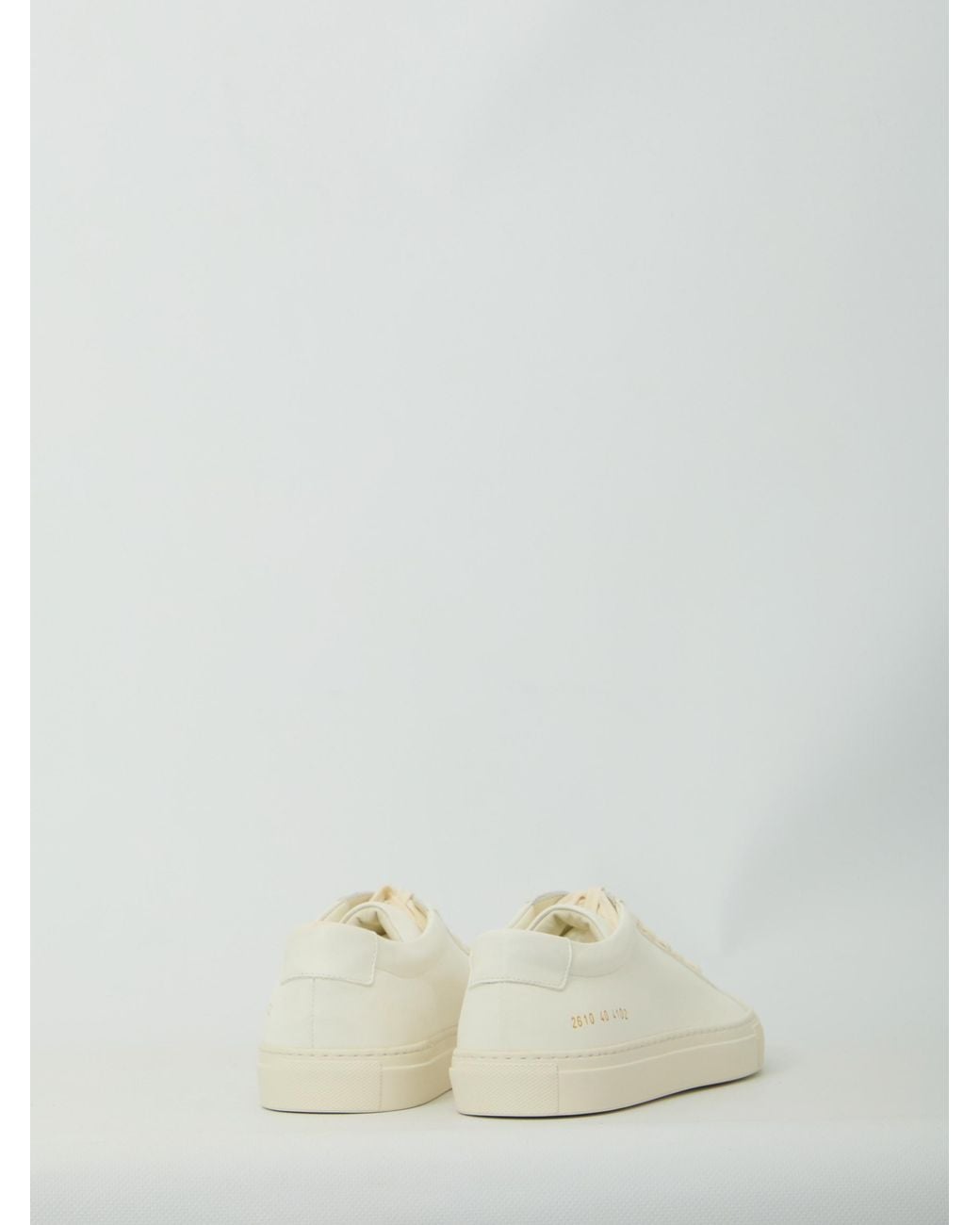 Common Projects White Off Achilles Premium Sneakers for men