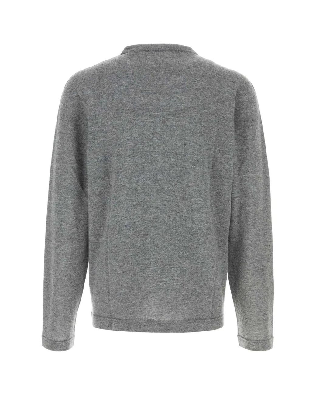 The Row Gray Crew Neck Sweater for men