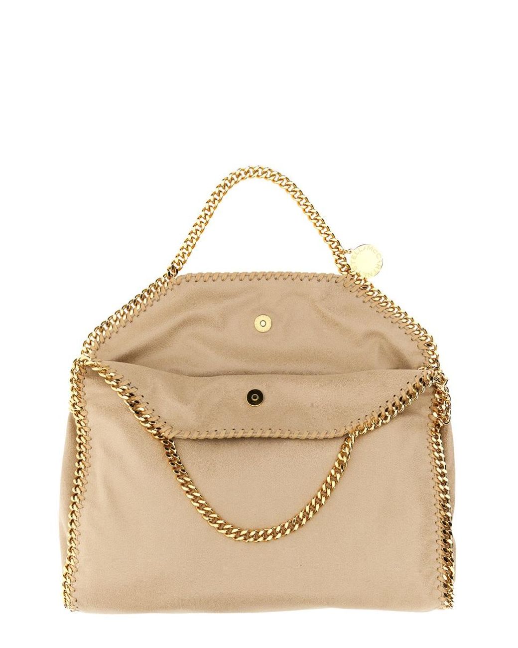 Stella McCartney Natural Borsa Falabella Fold Over