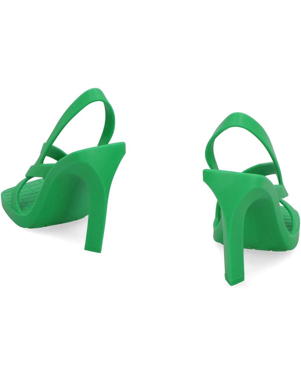 Bottega Veneta Green Jimbo Rubber Sandals