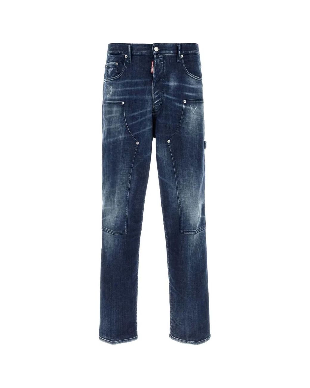 DSquared² Blue Pants 5 Pockets for men