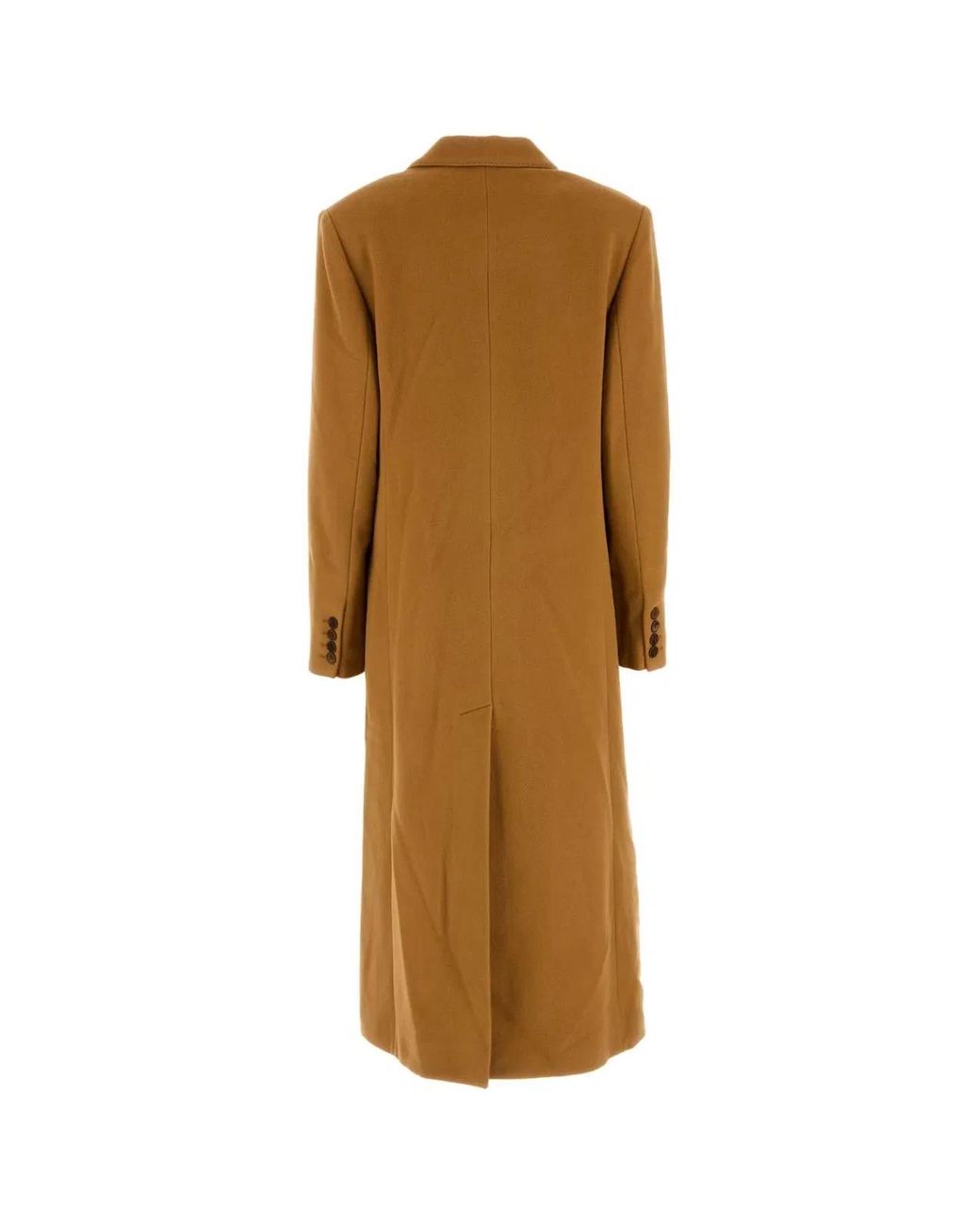 Isabel Marant Orange Wool Blend Ellenita Coat