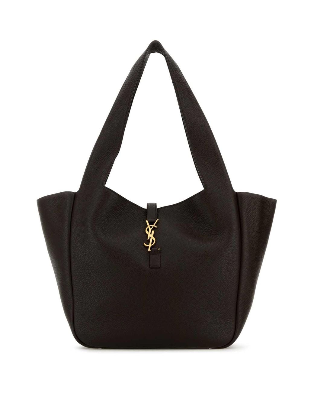 Saint Laurent Black Dark Le 5 7 Bea Tote Bag