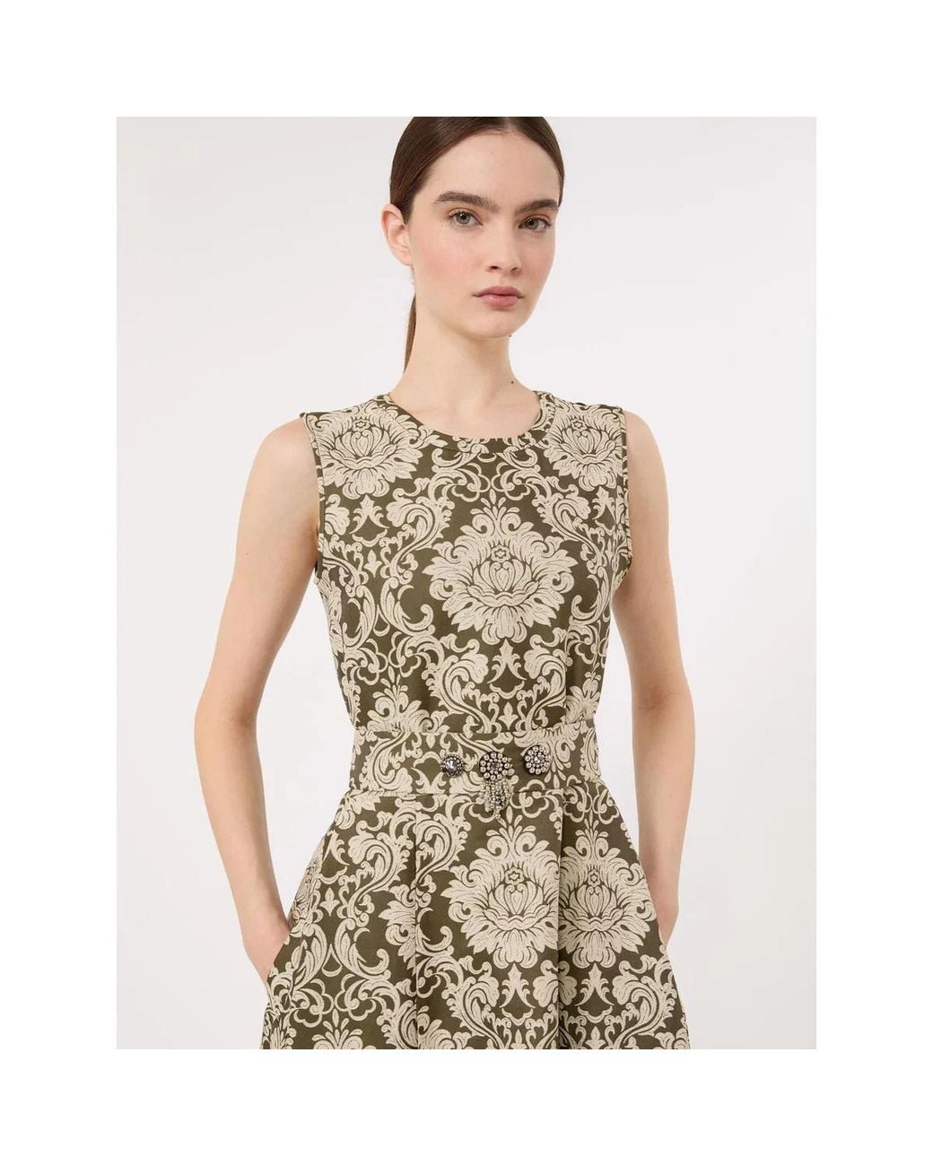 Max Mara White S Max Mara Stmterzo Dress