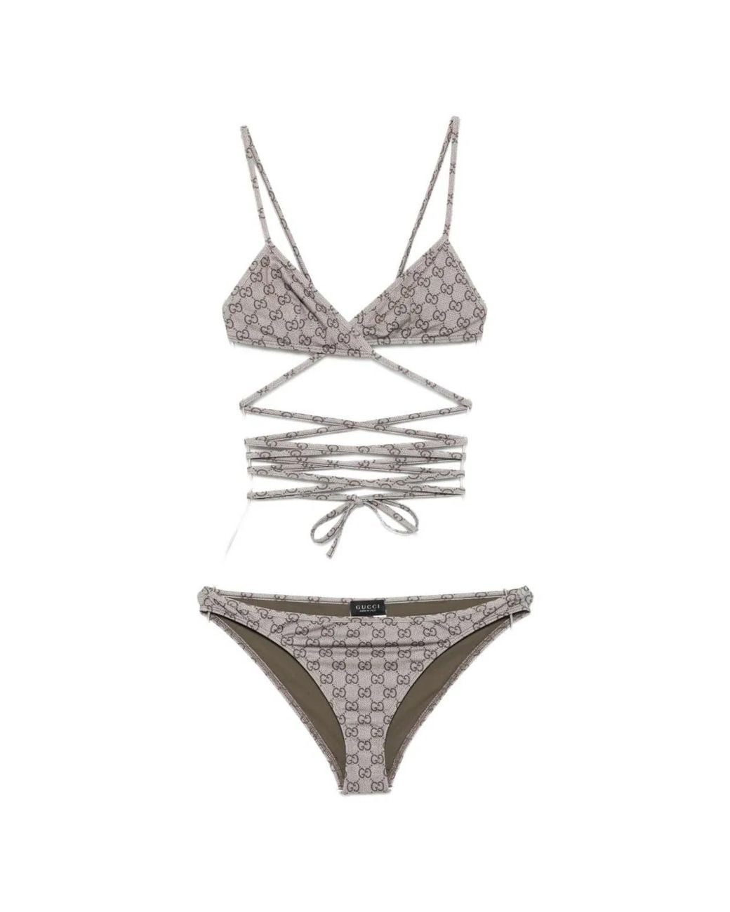 Gucci White Logo Swimwear