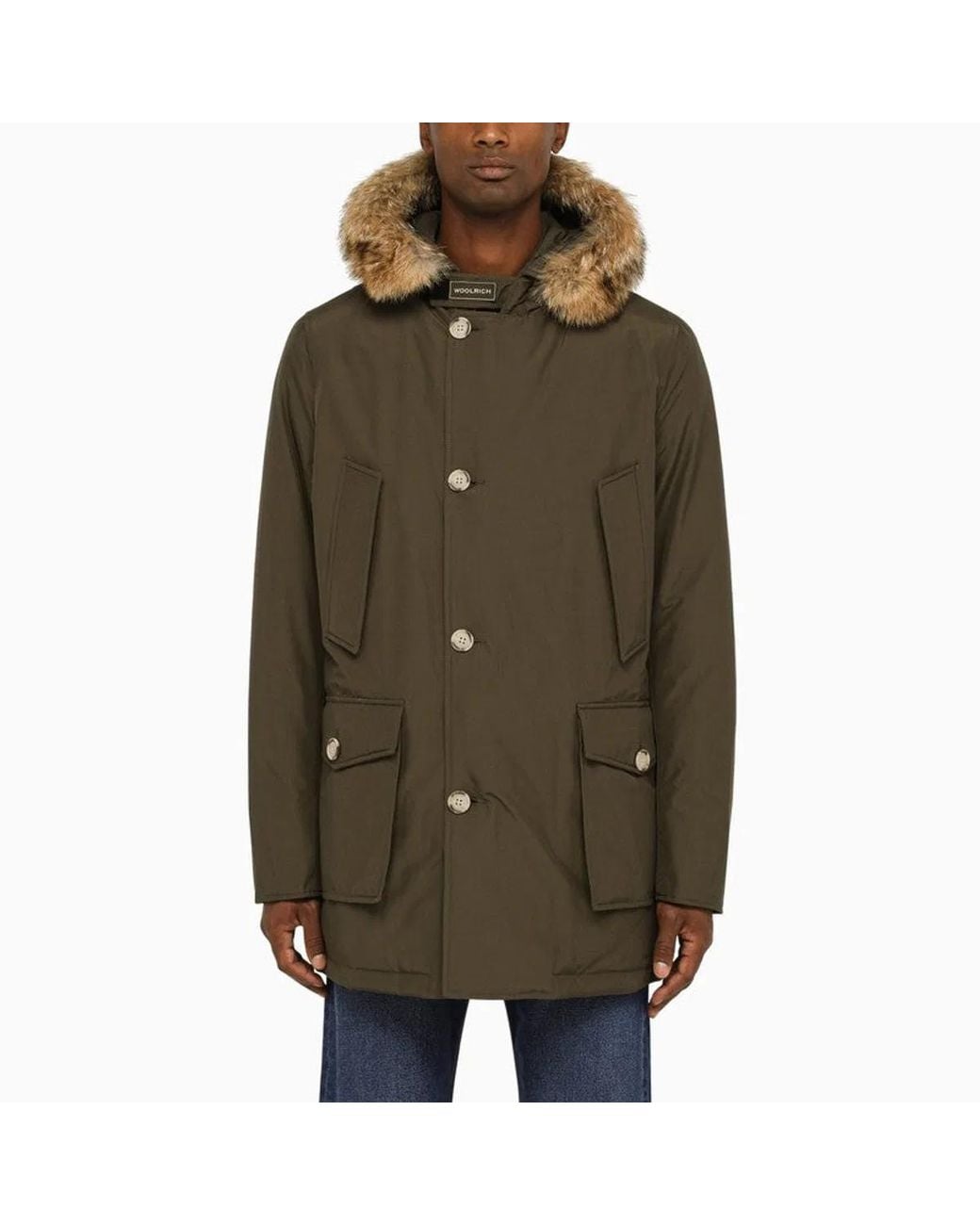 Woolrich Green Classic Arctic Parka for men