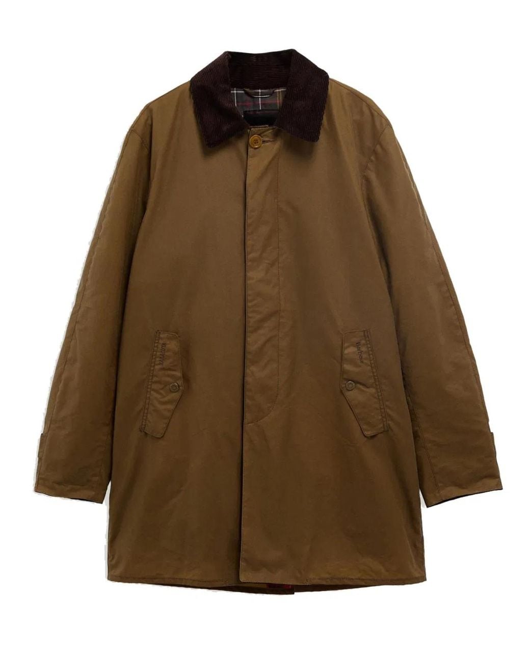 Barracuda Brown Baracuta X Barbour Coat for men