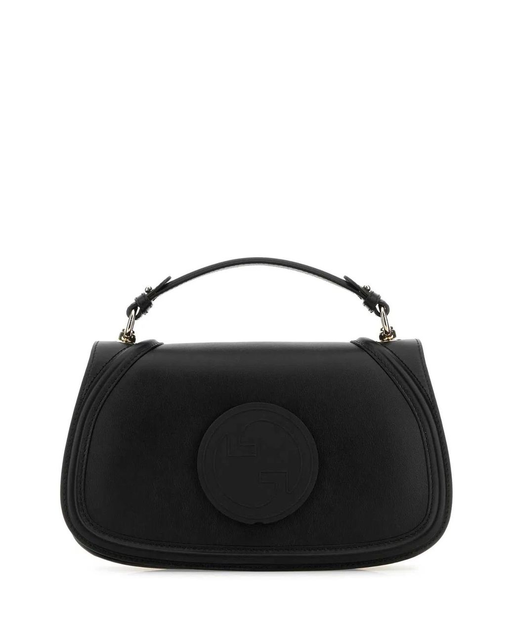 Gucci Black Leather Blondie Handbag