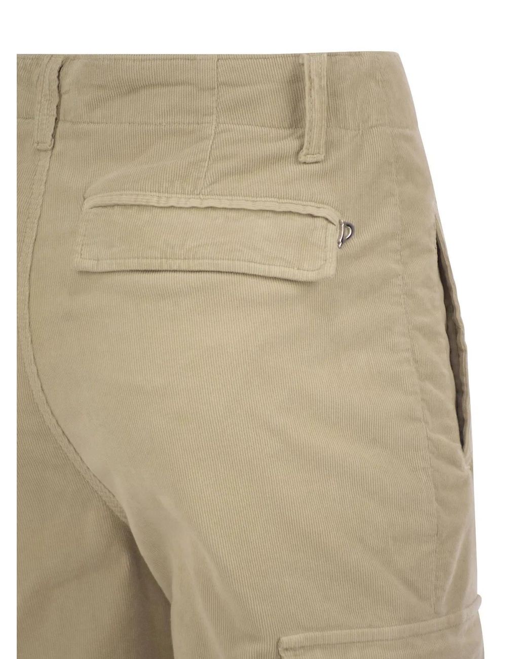 Dondup Natural Velvet Cargo Pants