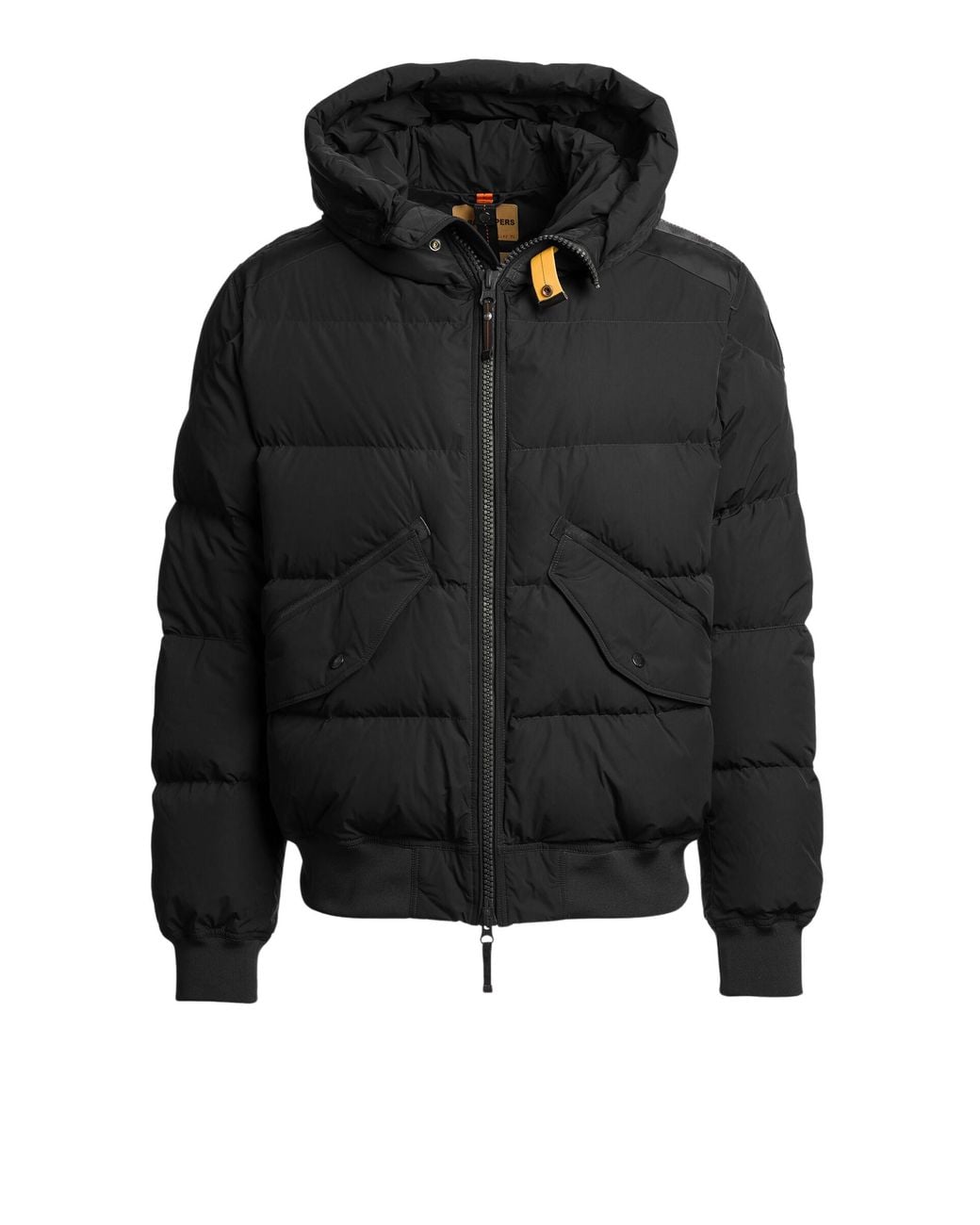 Parajumpers Black Wilmont Hooded Bomber Jacket for men