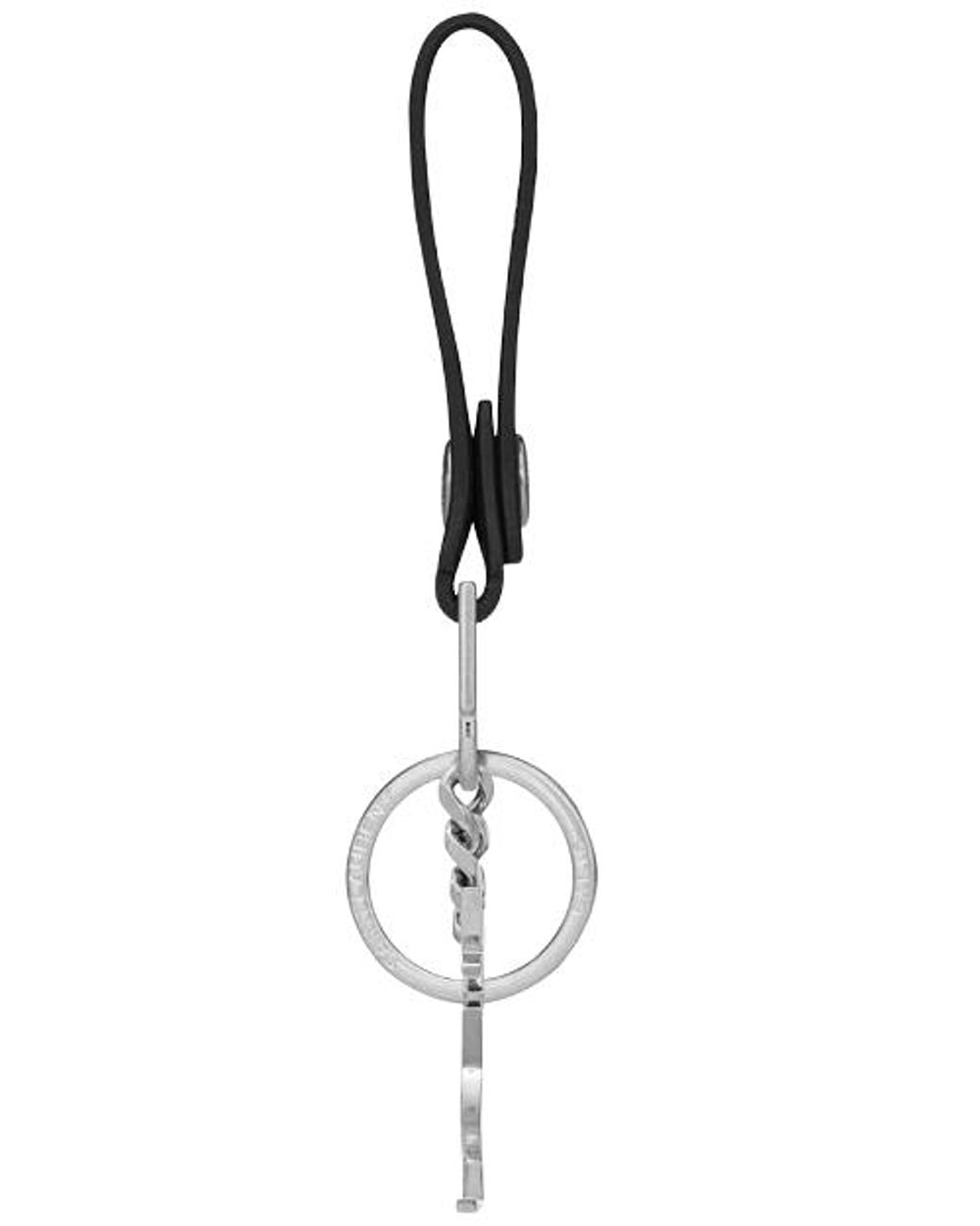 Saint Laurent Black Portachiavi Monogram for men
