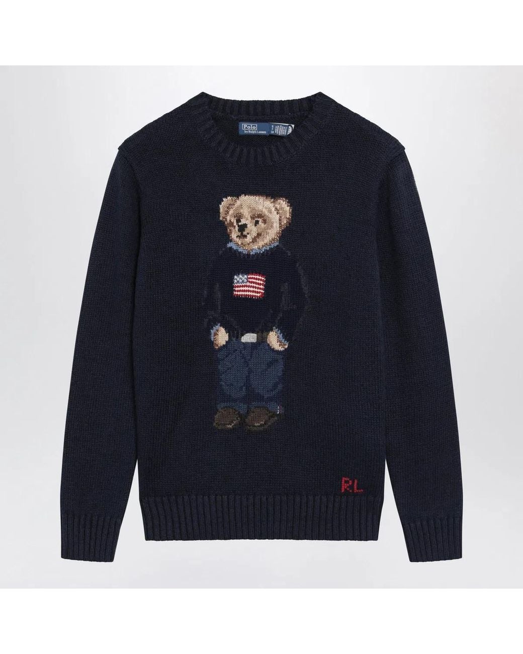 Polo Ralph Lauren Blue Polo Bear Sweater