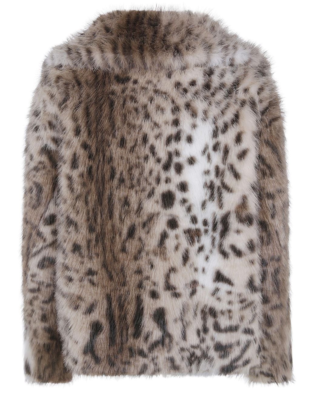 DR. HOPE Gray Fake Fur Jacket
