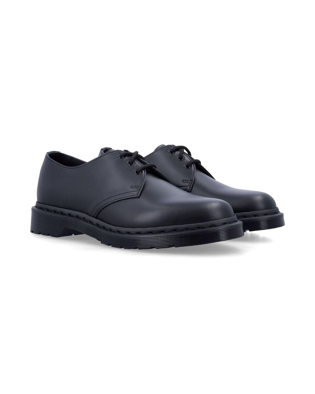 Dr. Martens Blue 1461 Mono Smooth Leather Shoes