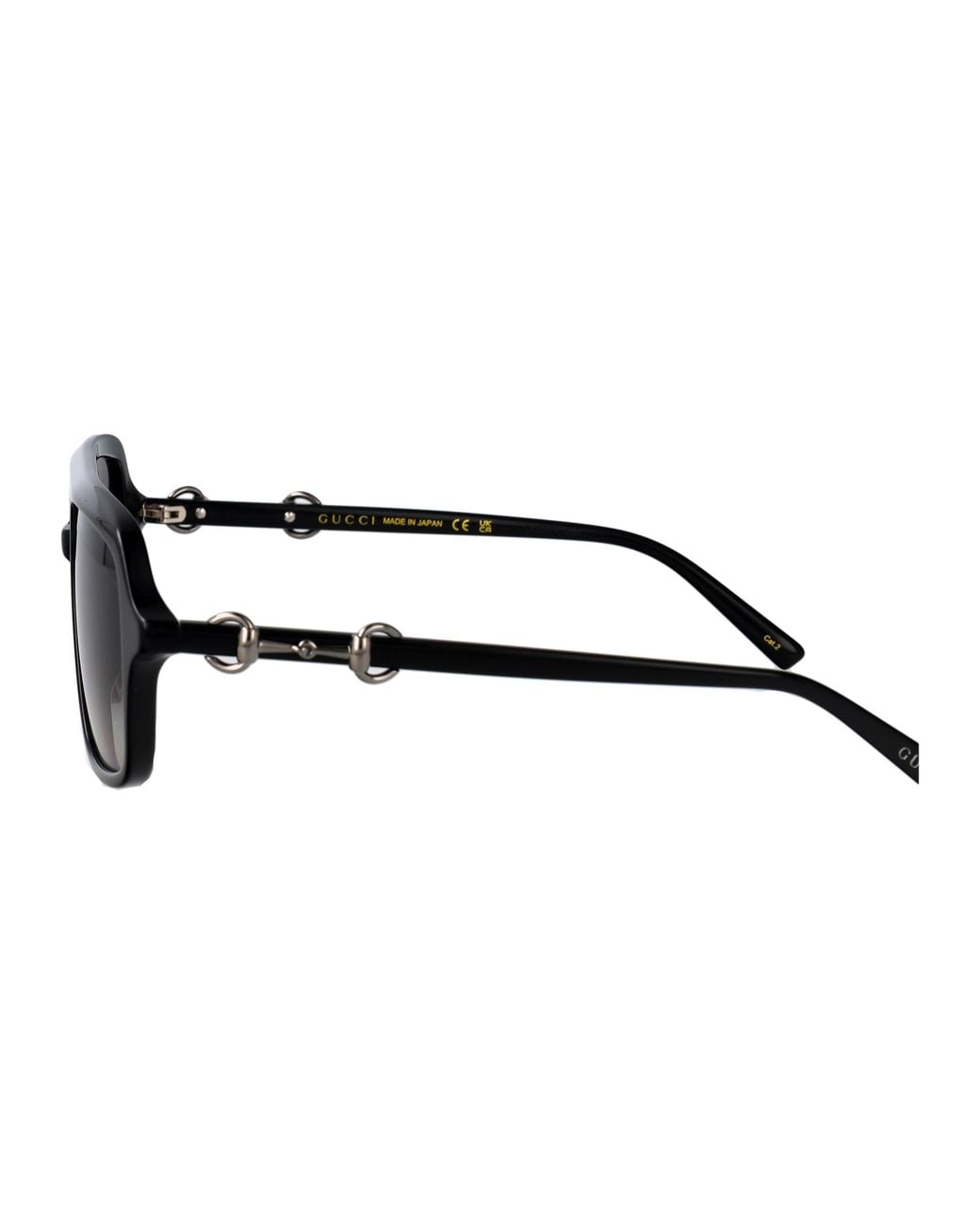 Gucci Black Acetate Sunglasses