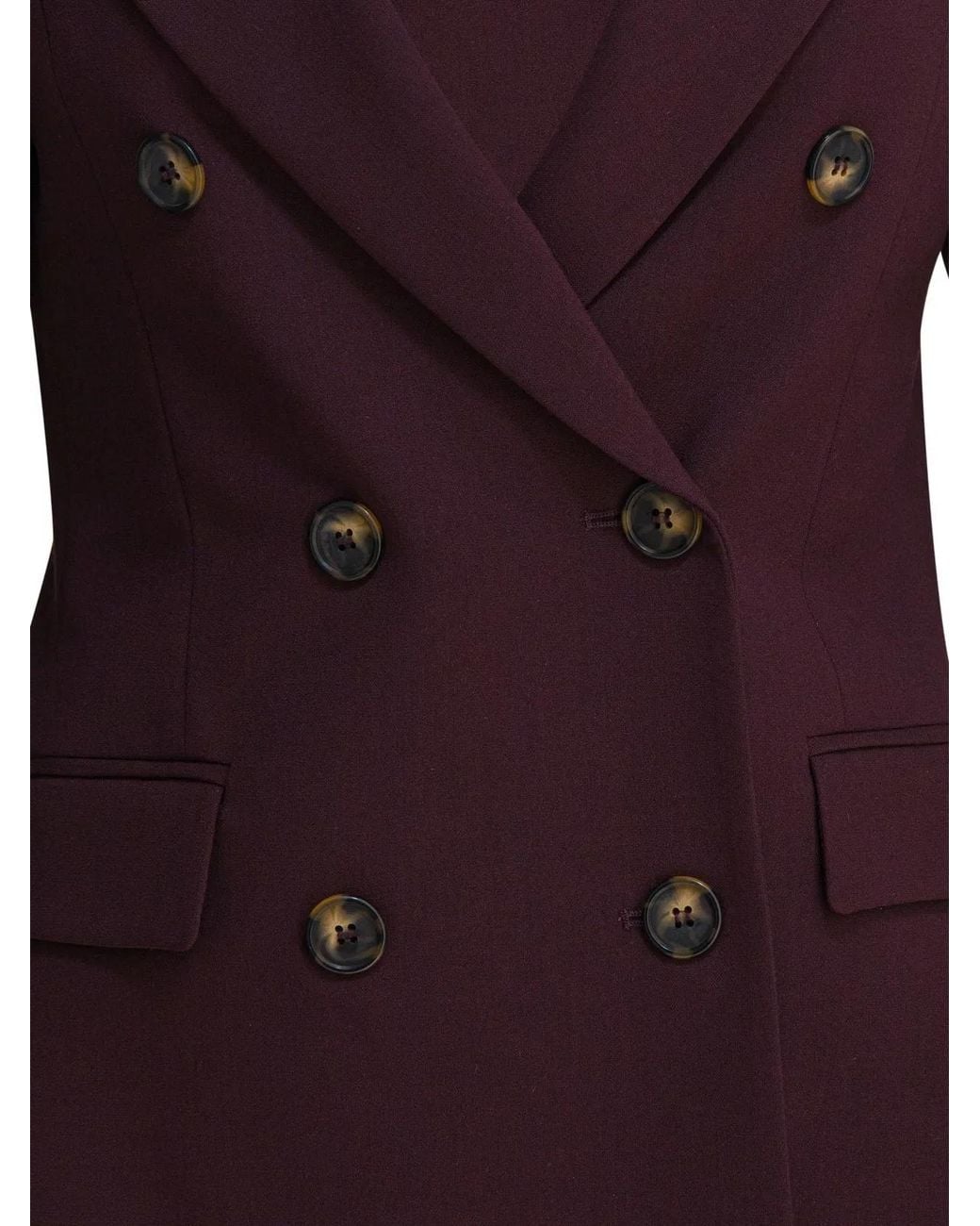 Semler Purple Bordeaux Elastane Jacket