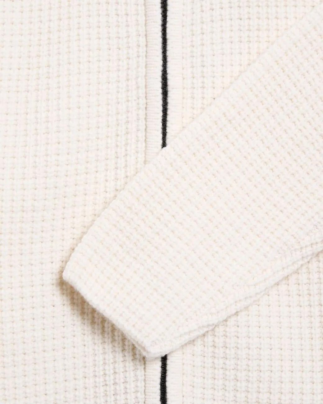 C P Company Natural C.P.Company Waffle-Knit Cardigan With A Zip Front for men