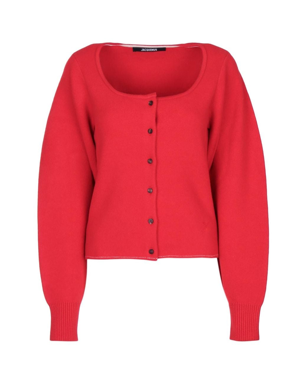 Jacquemus Red Tempo Cardigan