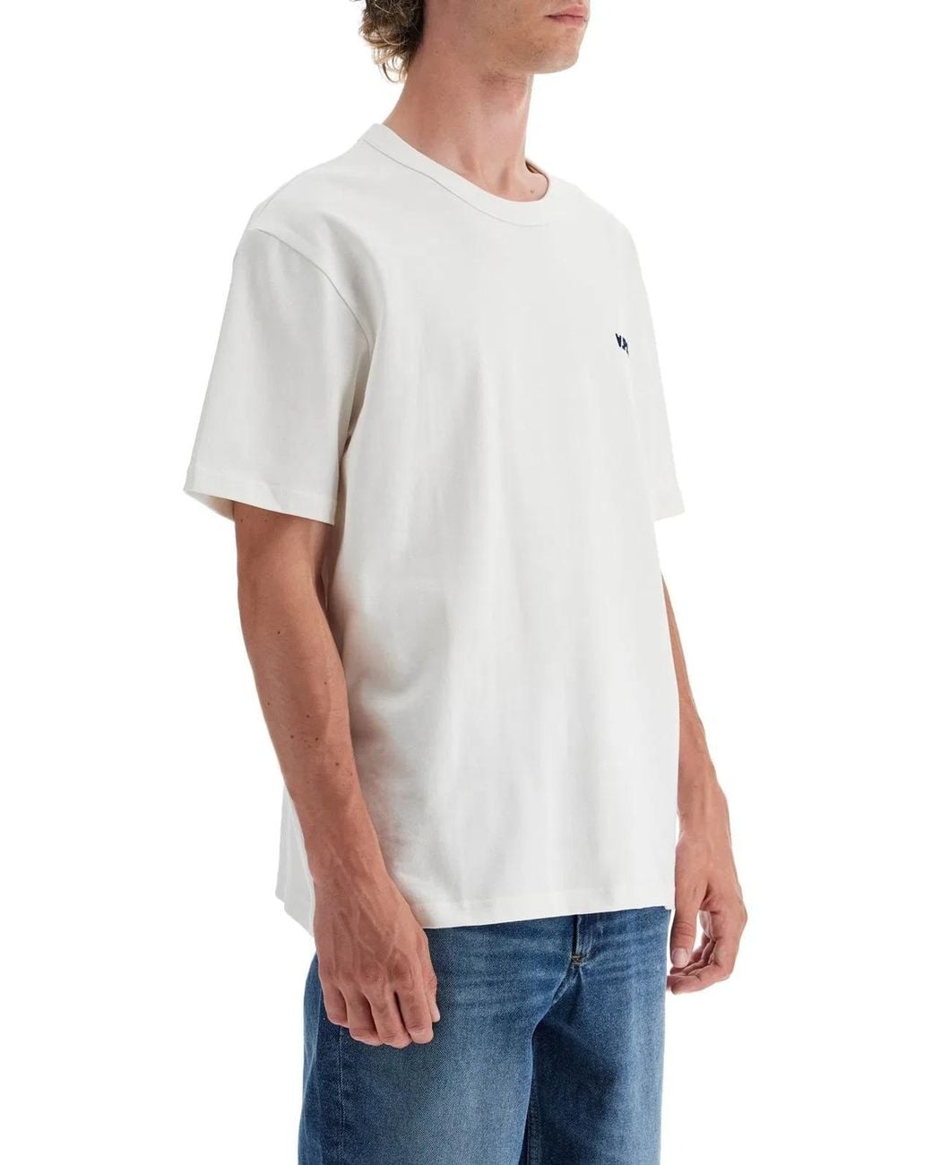 A.P.C. White Boxy Petit Vpc Cotton Crew-Neck T-Shirt for men