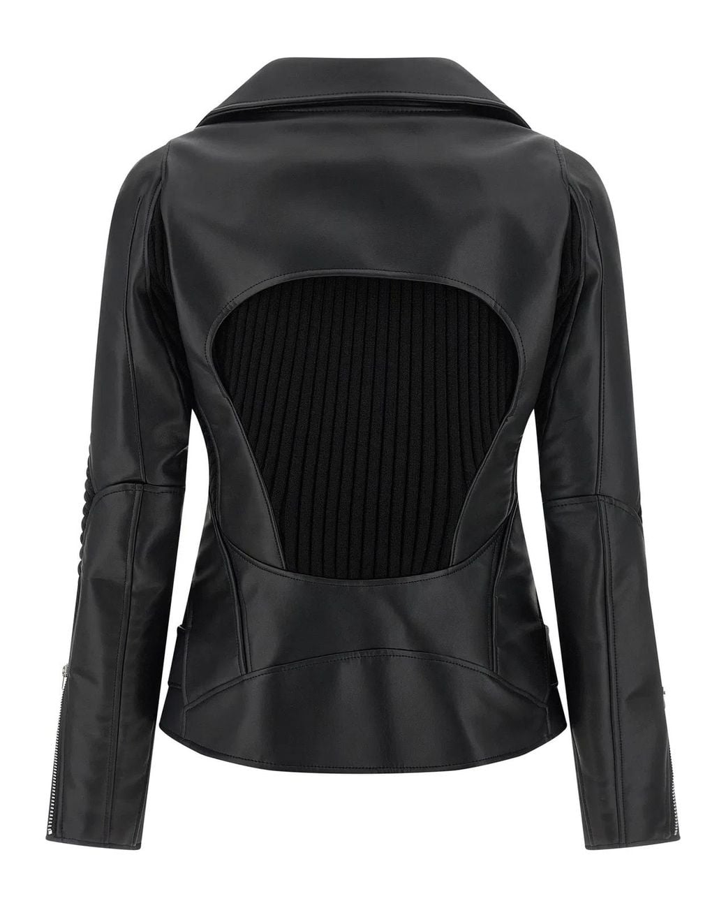 Junya Watanabe Black Knitted Insert Jacket