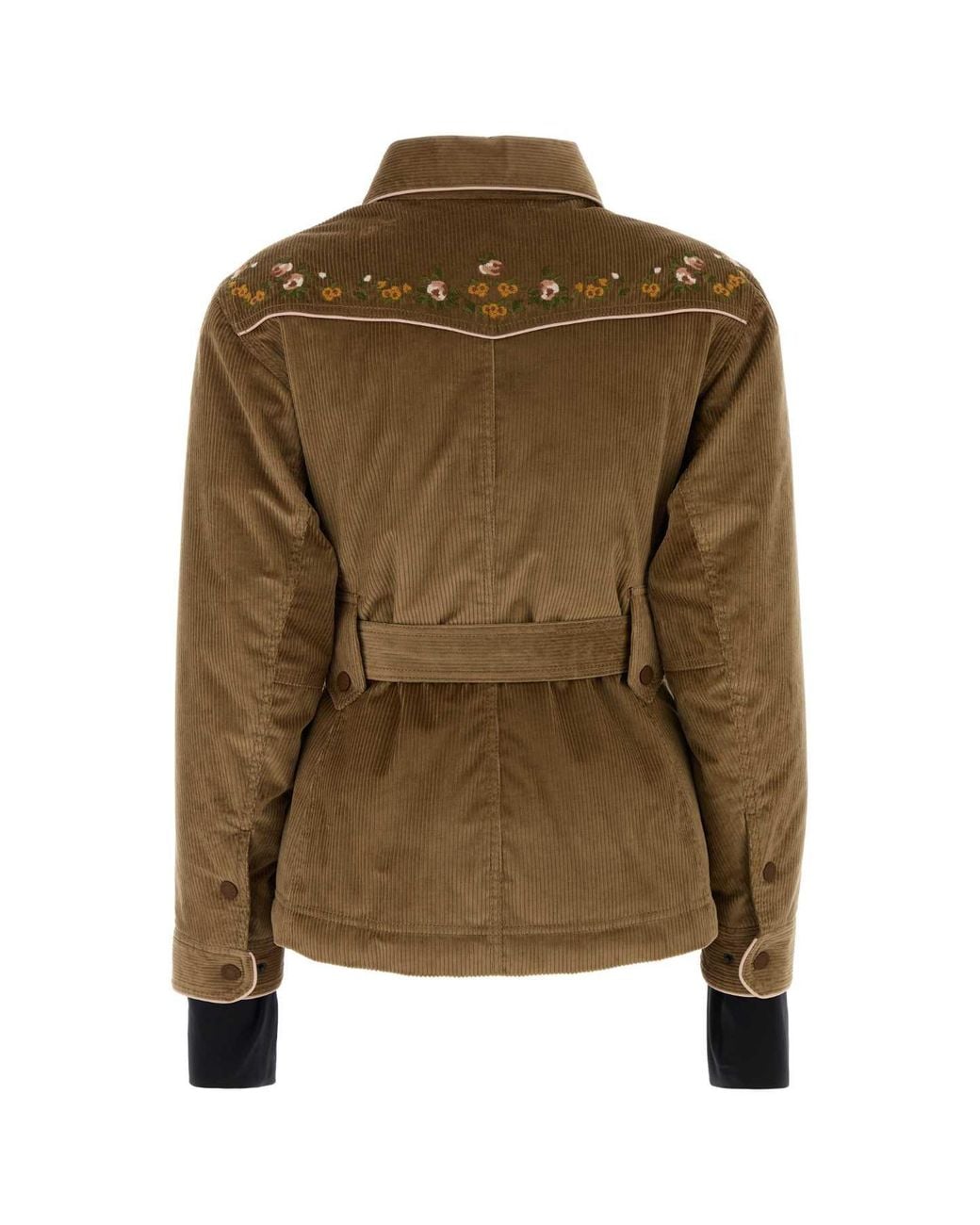 Moncler Brown Shirt Collar Jacket