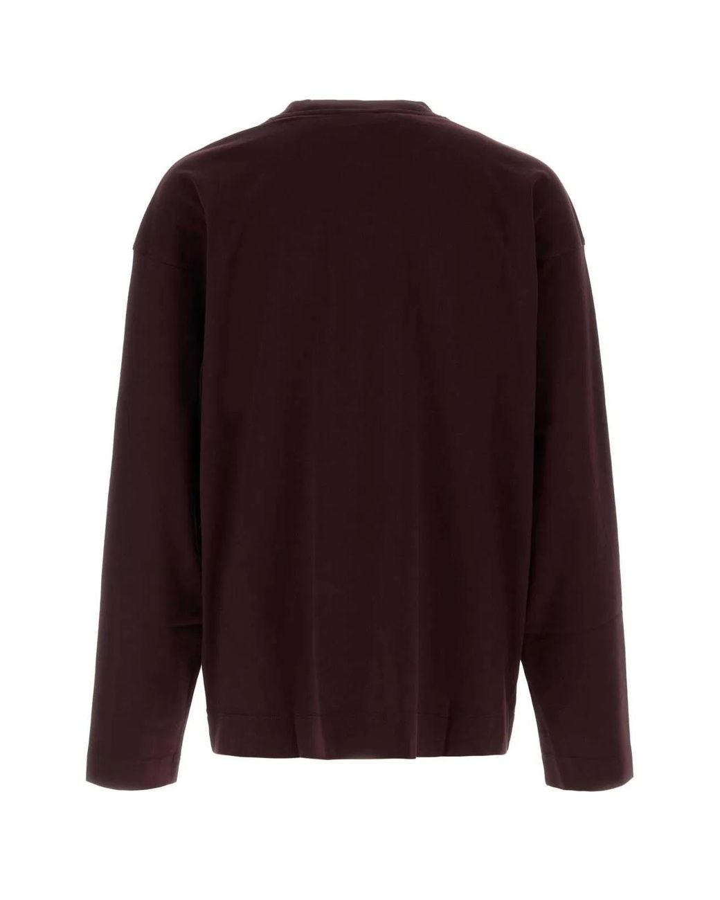 Dries Van Noten Purple Grape Oversize Hegland Cotton T-Shirt for men