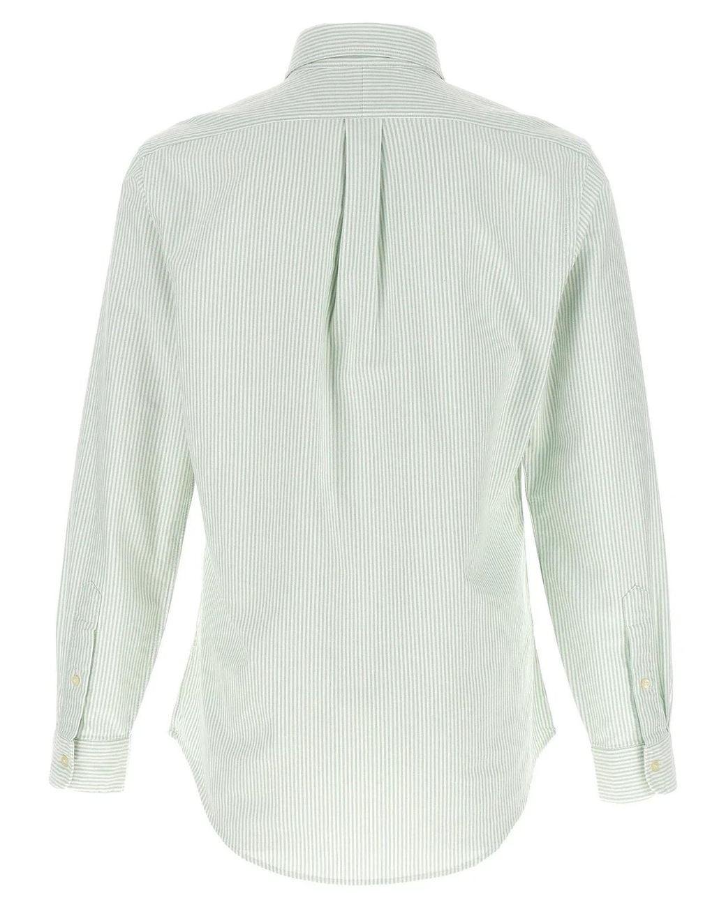 Polo Ralph Lauren White Stripes Shirt for men