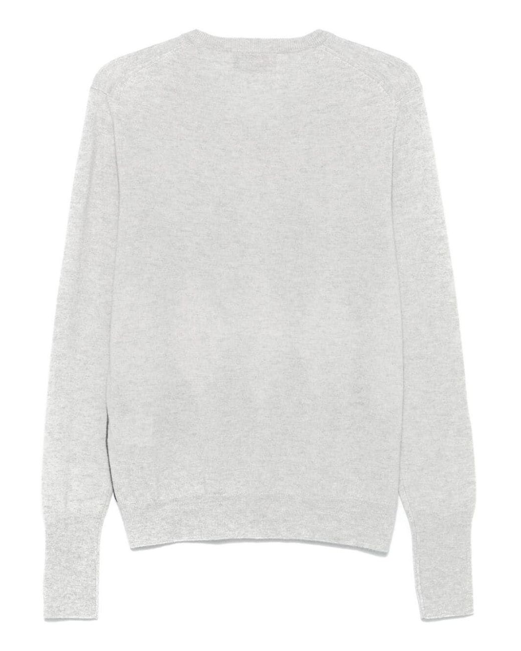 Ballantyne Gray V Neck Pullover for men
