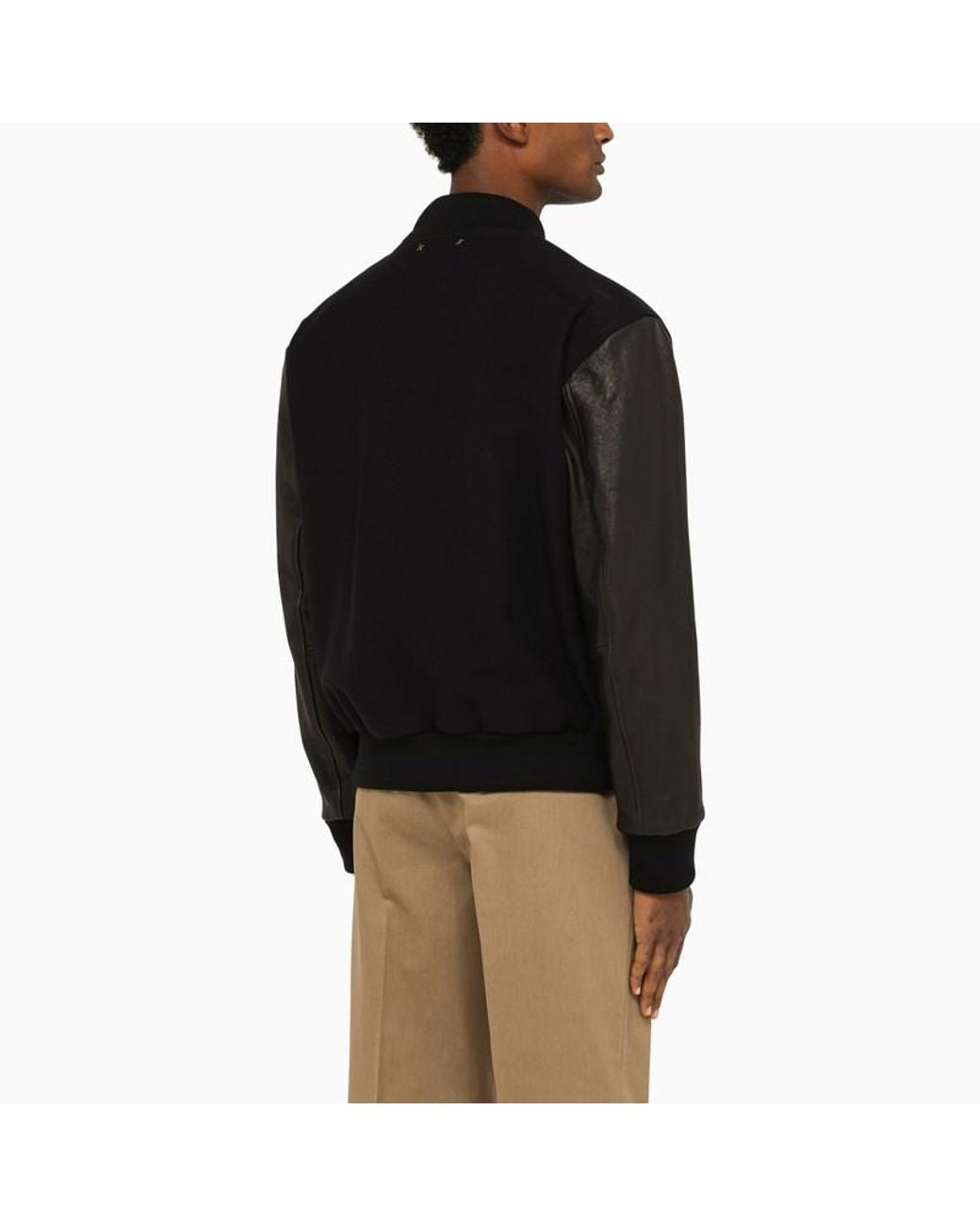 Golden Goose Deluxe Brand Blue Bomber Jacket for men