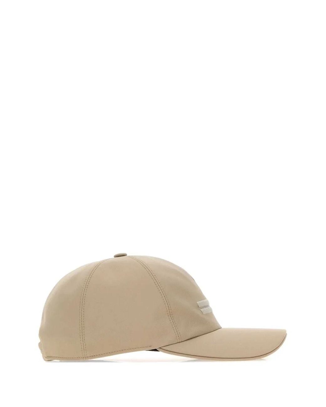 Zegna Natural Polyester Baseball Cap With Cotton Lining for men