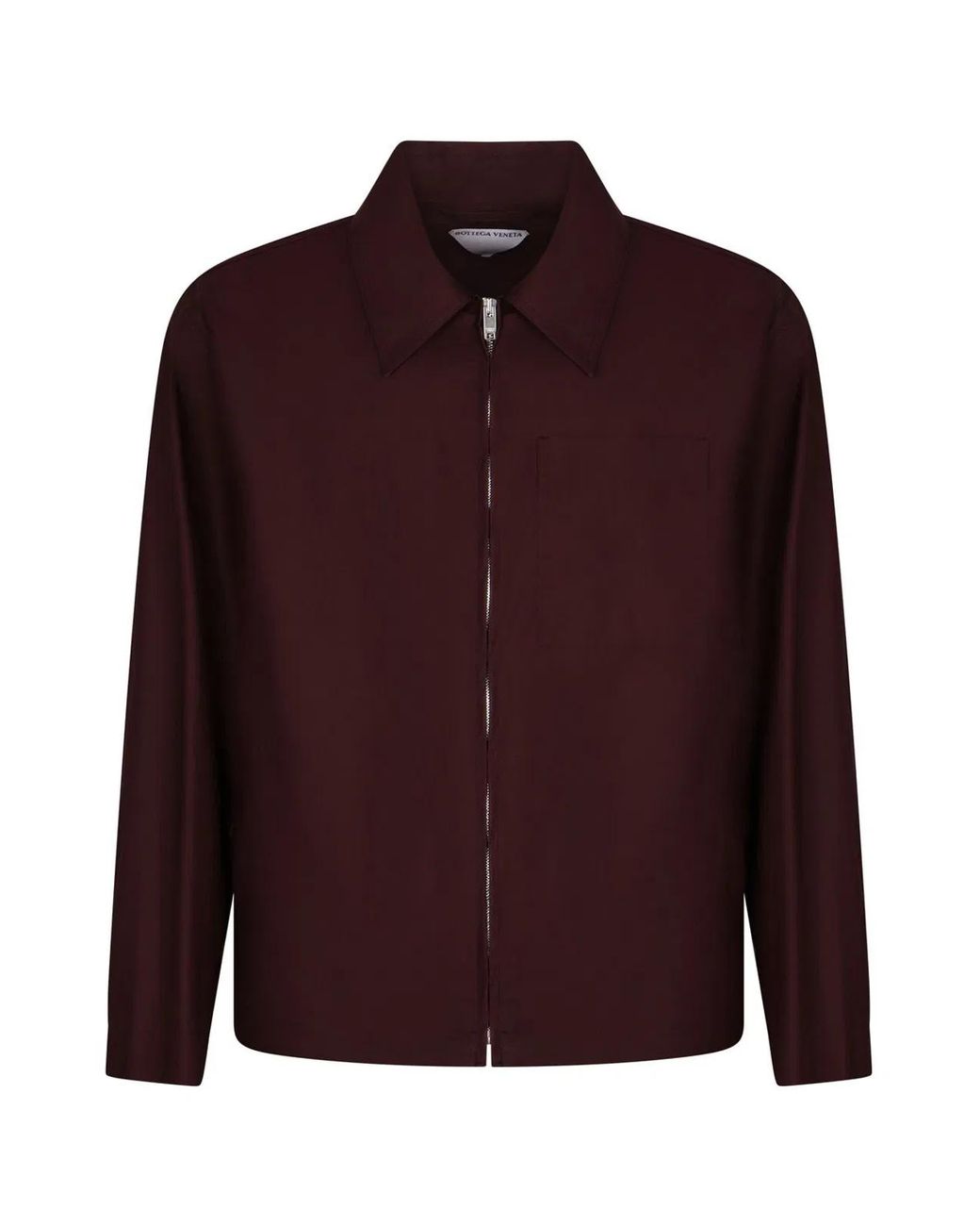 Bottega Veneta Purple Cotton Full-Zip Jacket for men