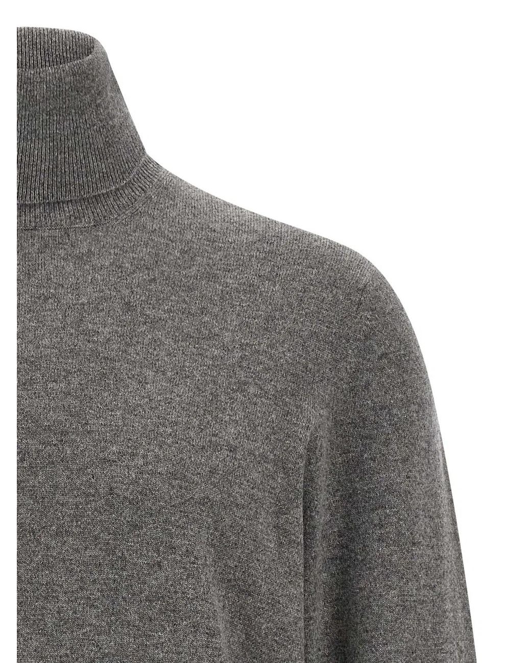 Brunello Cucinelli Gray Cashmere Cardigan Clothing for men